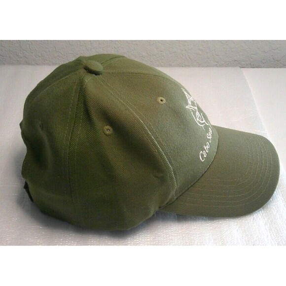 Cap Cabo San Lucas Mexico Olive Green Adjustable EUC - Picture 4 of 7